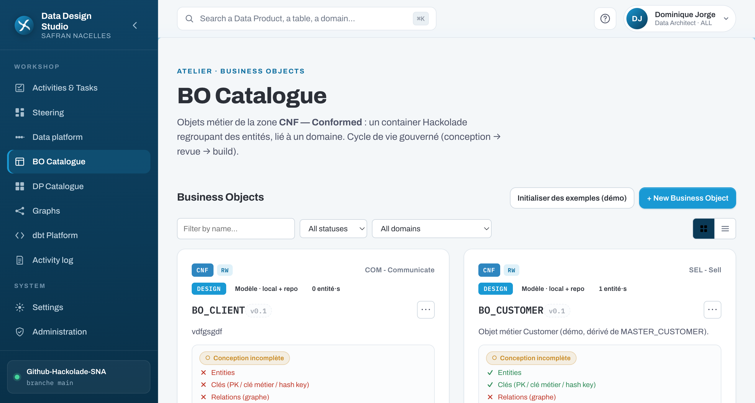 BO Catalogue